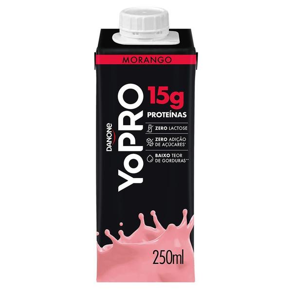 Imagem de Yopro Bebida Láctea com Morango 15g de proteínas 250ml