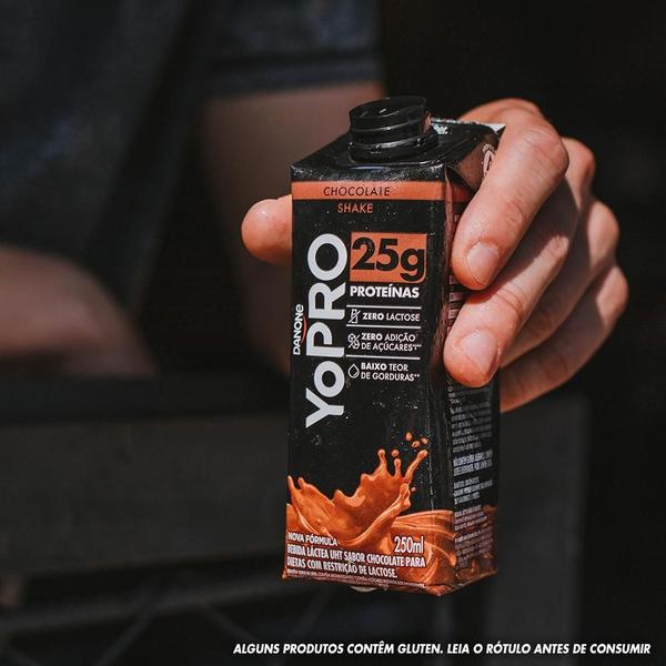 Imagem de Yopro Danone Whey 25g Proteína Chocolate 250 Ml - 6 Unidades 