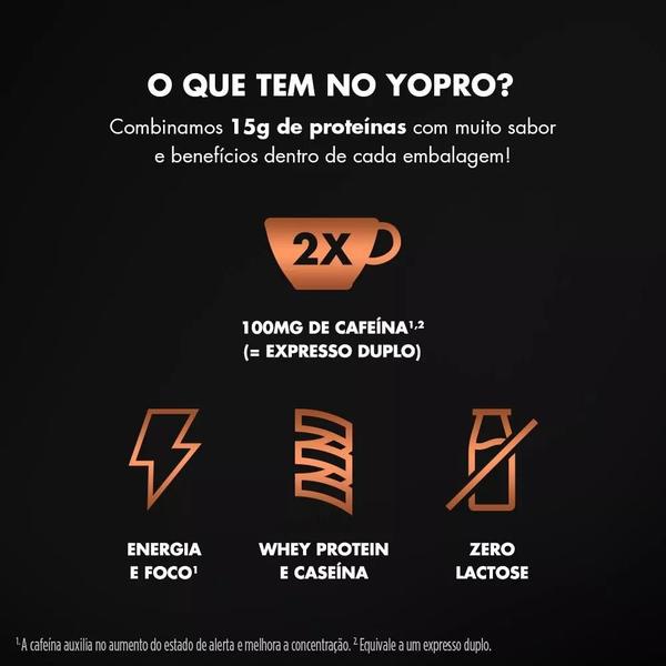 Imagem de Yopro Whey 15g Proteína Danone Zero Lactose  - 24 Unidades