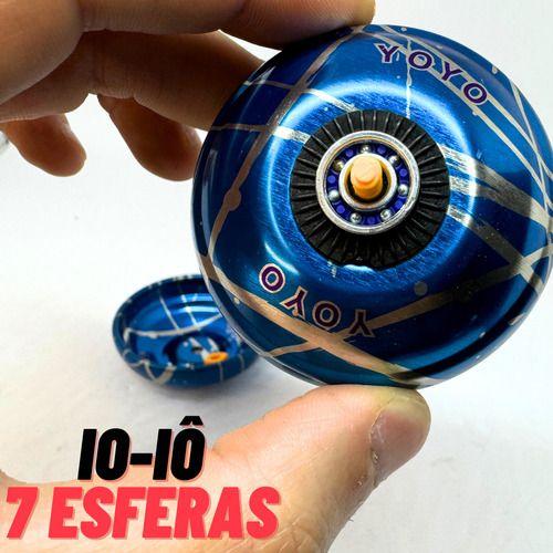 Yoyo Io-io Aluminio Yoyo Ioio Yo-yo Ioiô Com Rolamento 7 Pro - Duarte Shop Imagem de Yoyo Io-io Aluminio Yoyo Ioio Yo-yo Ioiô Com Rolamento 7 Pro