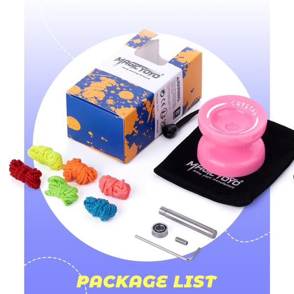 Yoyo MAGICYOYO K2 Plus Crystal Responsive para crianças rosa
