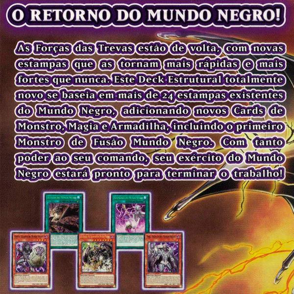 Imagem de Yugioh Deck Estrutural Mundo Negro Dark World Cartas Português