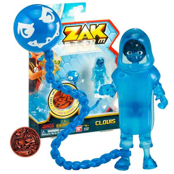 Imagem de Zak Storm Mini Boneco Fantasma Clovis com Acessórios 6cm - Bandai