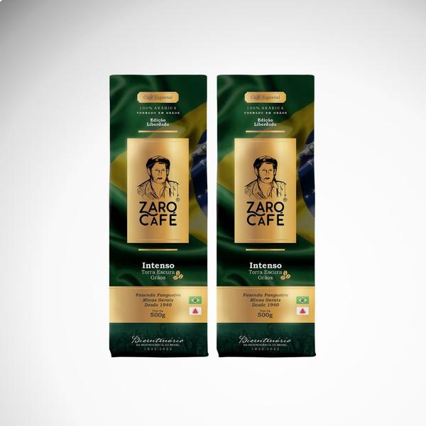 Zaro Café Especial Intenso em Grãos 1kg Imagem de Zaro Café Especial Intenso em Grãos 1kg
