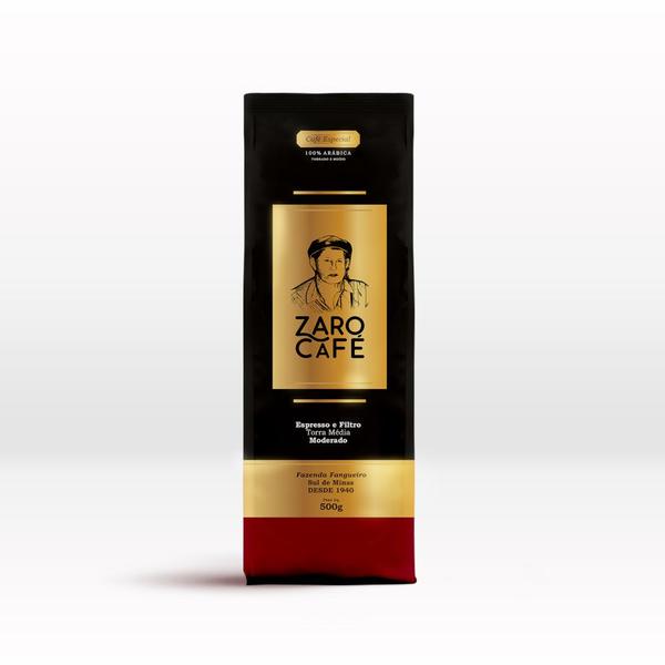 Zaro Café Gourmet Torra Média Moído 500g Imagem de Zaro Café Gourmet Torra Média Moído 500g