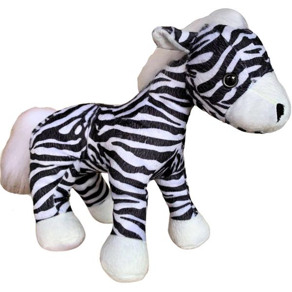 Imagem de Zebra Safári De Pelúcia 37 Cm Antialérgica