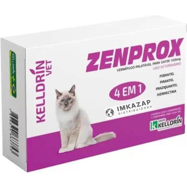 Imagem de Zenprox Gatos cx c/4 comprimidos (1 comprimido p/1kg)