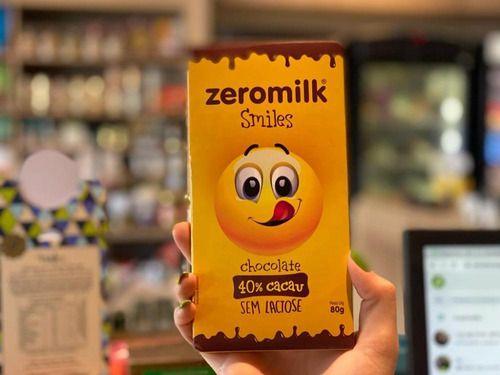 Imagem de Zeromilk Smiles 40% Puro Cacau 80g Display 6 Unidades