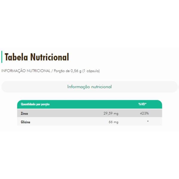 Imagem de Zinco 60 Cápsulas - Nutrify