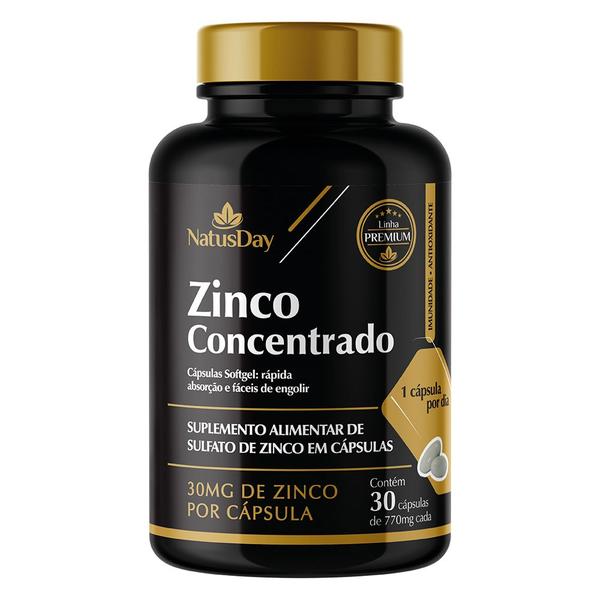 Imagem de Zinco concentrado 30 cáps - natusday