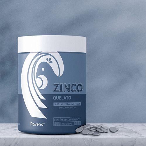 Imagem de Zinco Quelato 29mg Minerais Vitamina Pavena