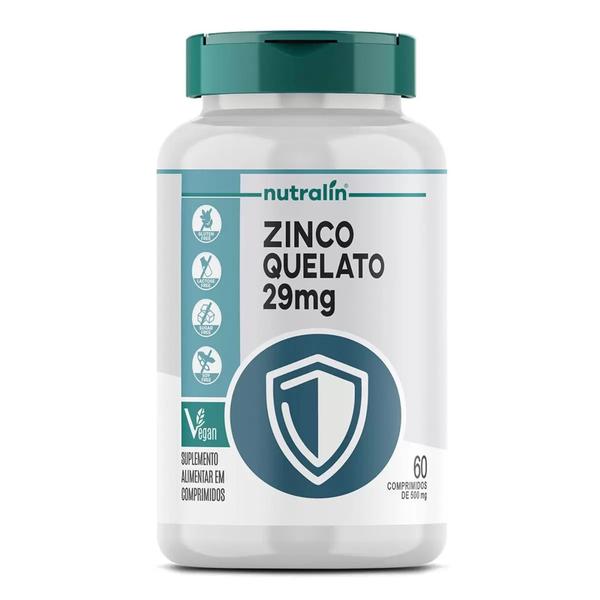 Imagem de Zinco Quelato 60 Comprimidos - Nutralin