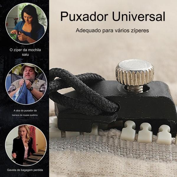 Imagem de Zíper de Reparo Universal Conserto Instantâneo Kit c/5 Tam M