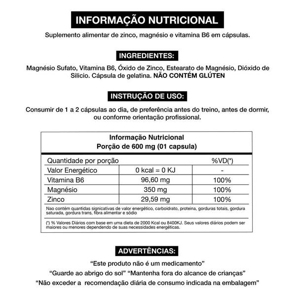 Imagem de ZMA 90 Caps Original - Adaptogen Science Auxilia no Aumento de Testo