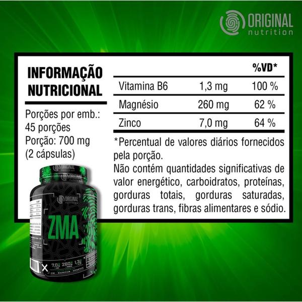 Imagem de ZMA 90 Cáps - Original Nutrition