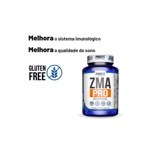 Imagem de Zma Pro Com Picolinato De Cromo 90 Cápsulas - Profit Labs