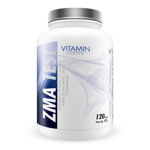 Imagem de ZMA Test 120 Cápsulas 3895 Vitamin Health Suplemento Mineral