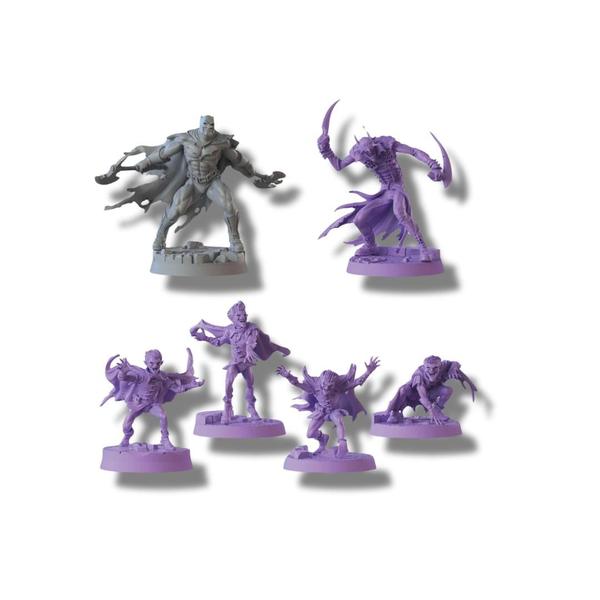 Imagem de ZOMBICIDE 2ªEd. DARK NIGHTS METAL SURVIVORS & ABOMINATIONS SET PACK 1