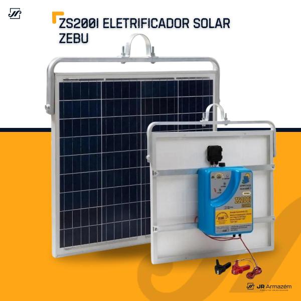 Imagem de  ZS200i ELETRIFICADOR SOLAR ZEBU COM PLACA SOLAR