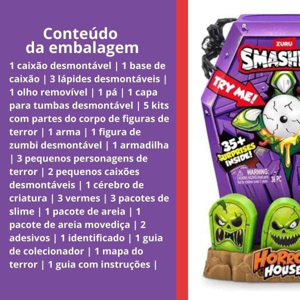 Imagem de Zuru Smashers Horror House Preto Series 1 Casa Do Terror Fun