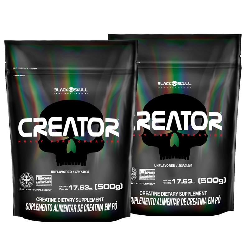 2x creator 500g - 1kg creatina monohidratada pura