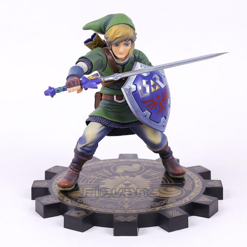 Action figure link the legend of zelda game estatua boneco 22cm