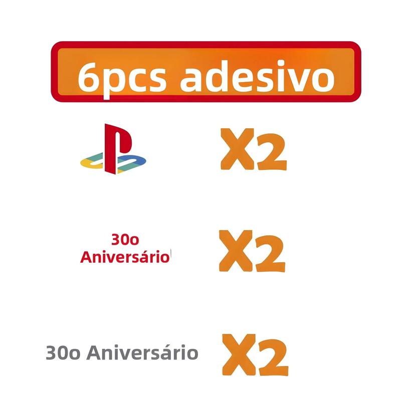 Adesivo De Vinil Com Logotipo Para Faceplate Do PS5 Pro, Edição Limitada De 30º Aniversário, Capa De
