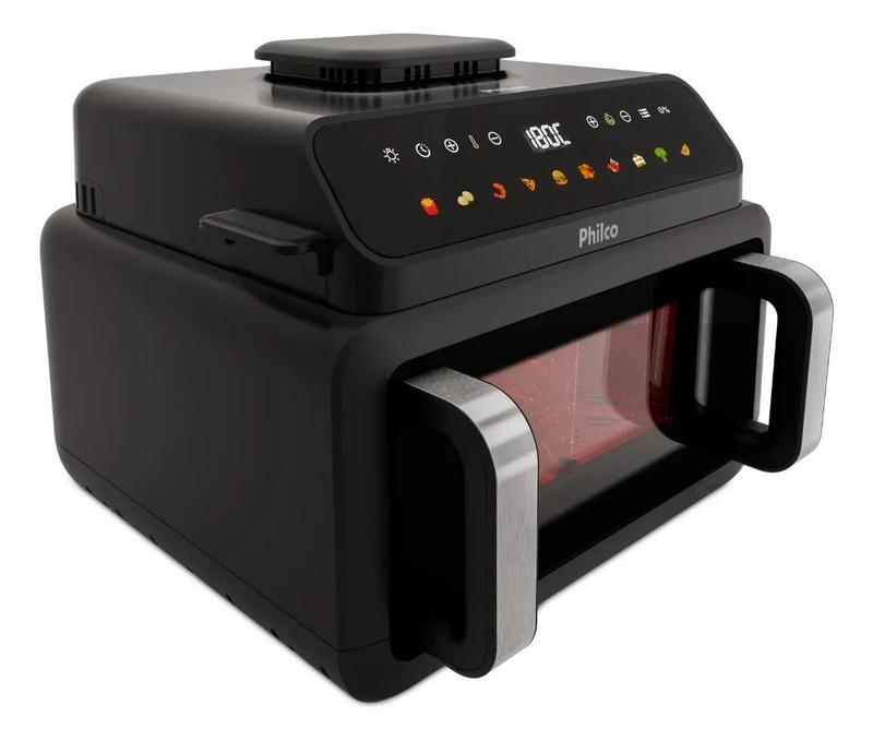 Air Fryer Philco PAF11C 220V Preto com acabamento em Inox