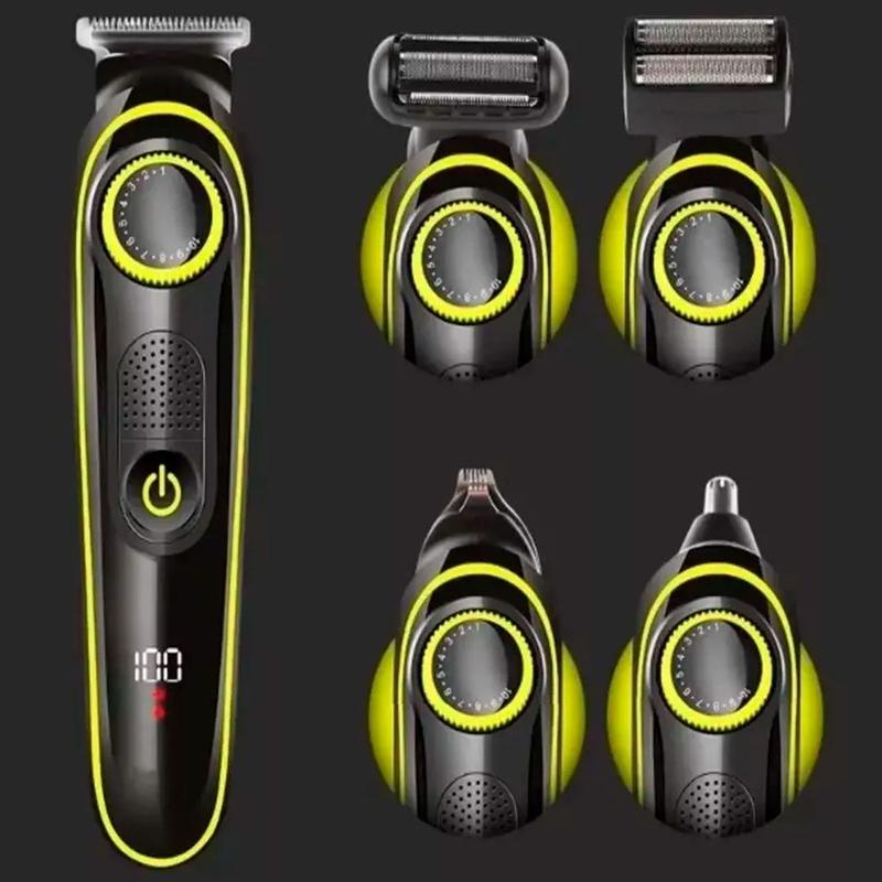 Aparelho Elétrico Corte Barbeador Kit 5 Em 1 Portátil