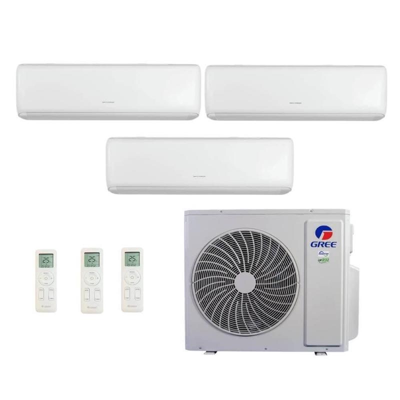 Ar Condicionado Multi Split Inverter 24000 BTUs Gree G-Max (29000+18000) Quente/Frio 3GWHD(24)ND6BO - 220V
