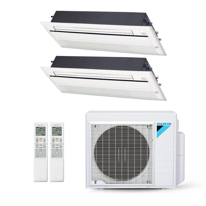 Ar-Condicionado Multi Split Inverter LG 18.000 (1x Evap Cassete 1 Via 9.000 + 1x Evap Cassete 1 Via 12.000) Quente/Frio 220V