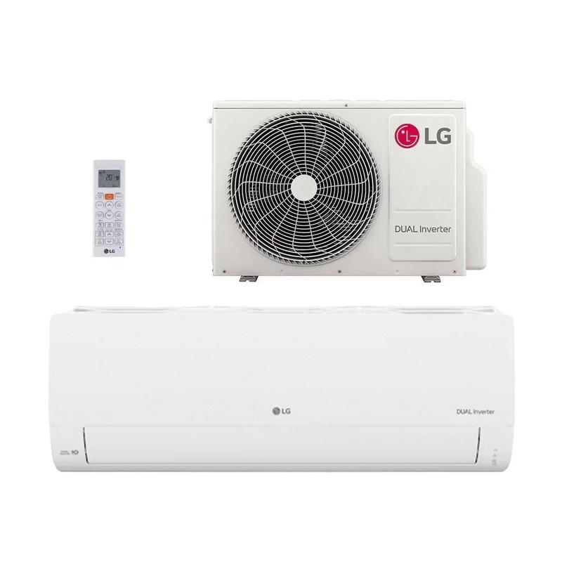 Ar Condicionado Split Inverter 18000 Btus LG Hi Wall Dual Compact AI Frio 220V S3NQ18KLQAC