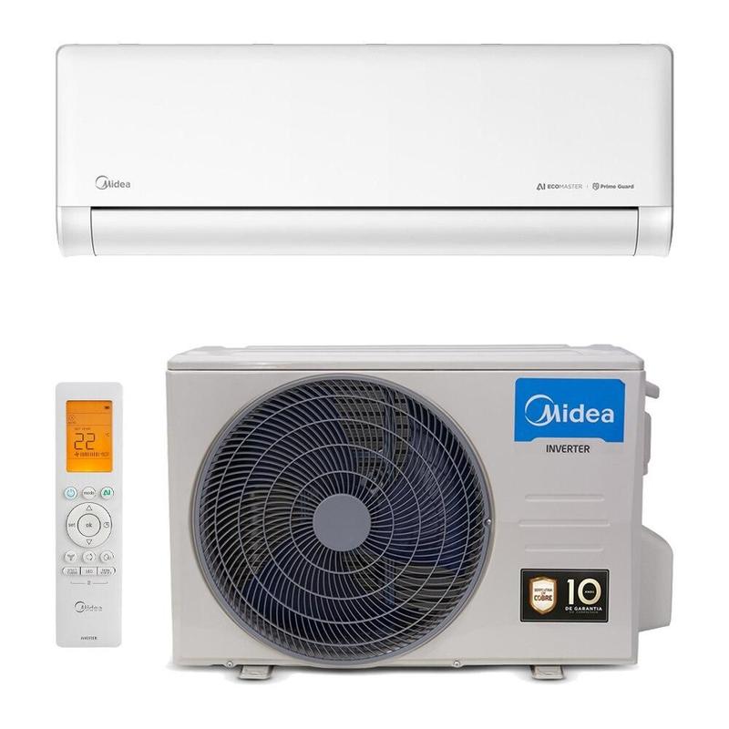 Ar-Condicionado Split Inverter 9000 BTUs Midea AI Ecomaster High Wall Só Frio...