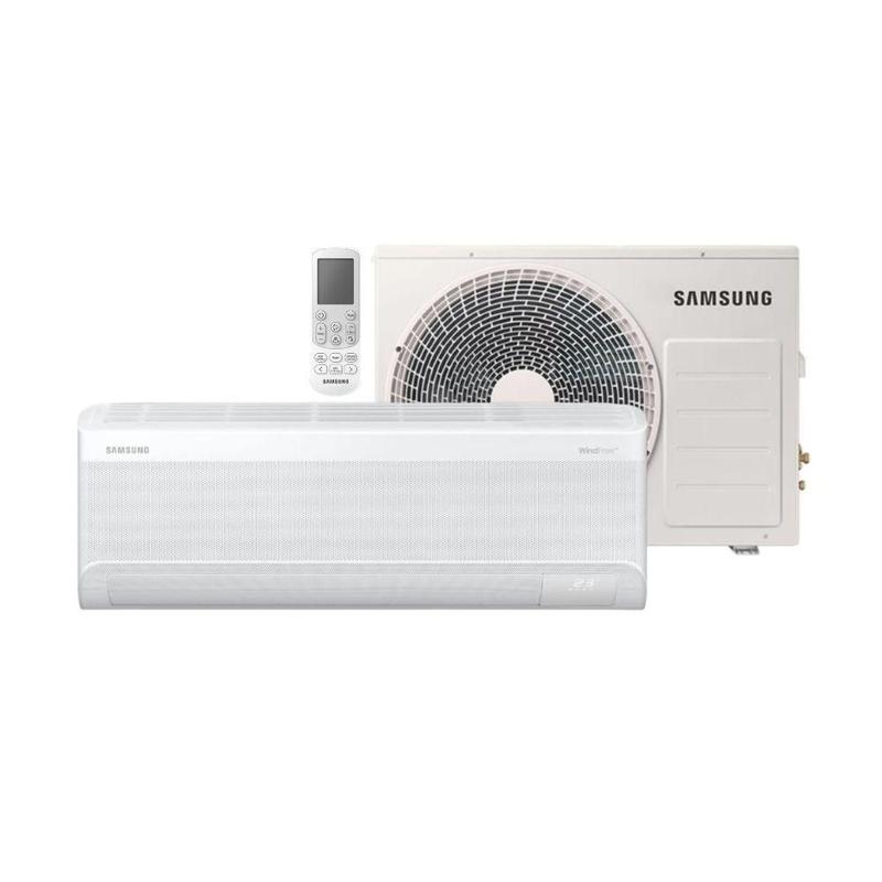 Ar-Condicionado Split Inverter 12000 BTUs Samsung WindFree AI Pro Wi-Fi High Wall Quente e Frio AR60H12C1AWNAZ/AR60H12C1AWXAZ 220V