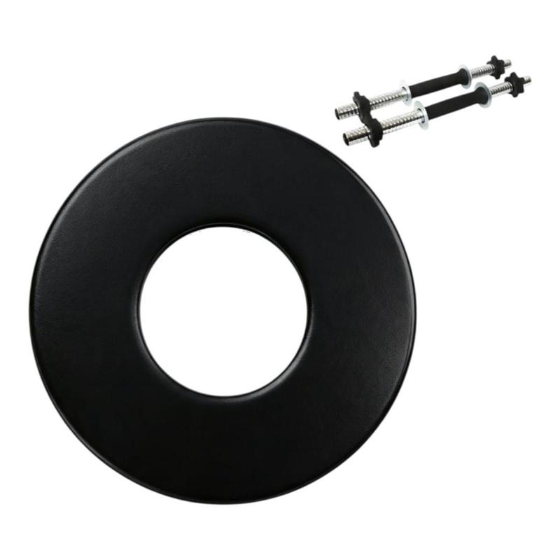Arruela Halter barra de academia Preta 25 mm anilha 10 UN