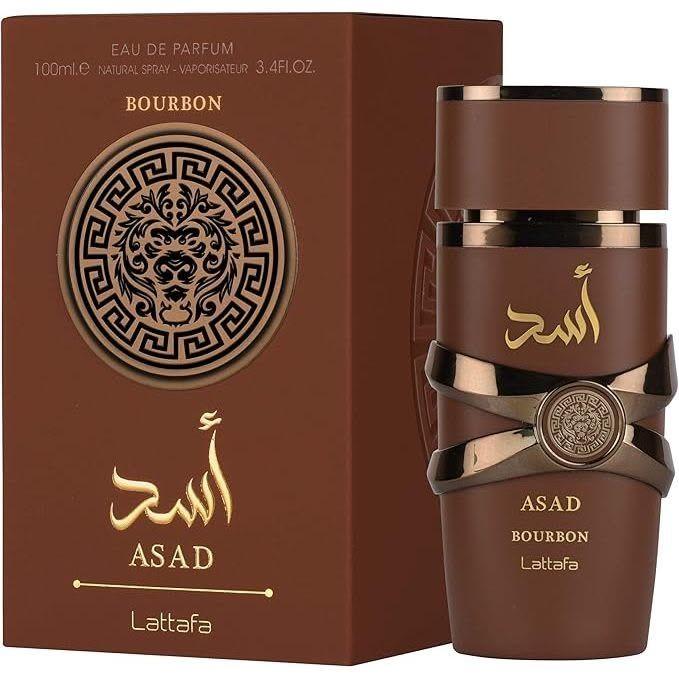 Perfume Árabe Asad Bourbon Lattafa 100ml Oriental Especiado