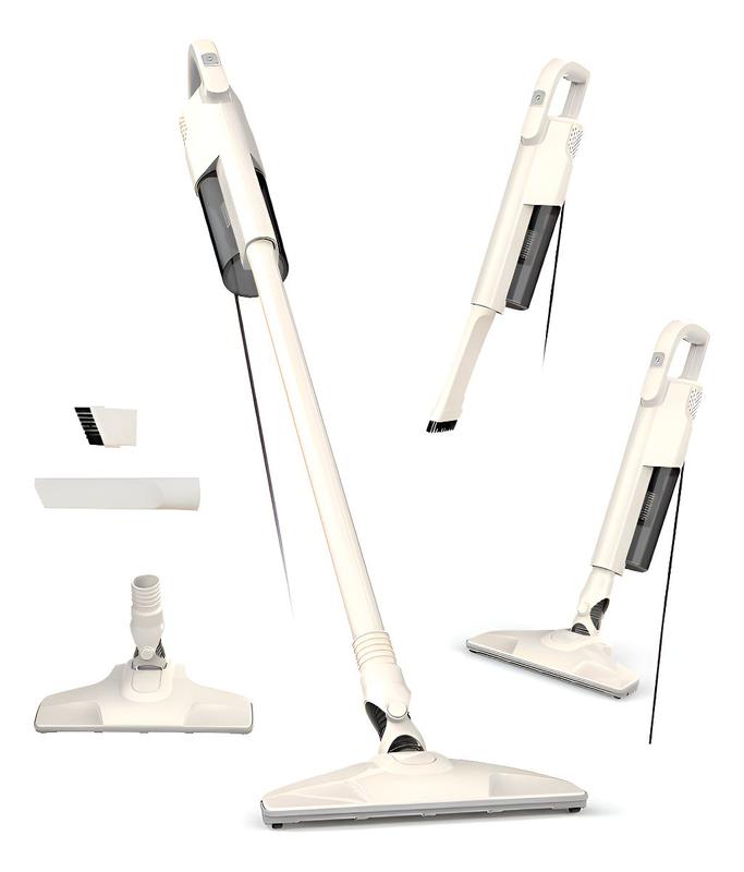 Aspirador de Pó Vertical com Fio Portátil 2 em 1 600W 18Kpa Silencioso Menos de 80dB Coletor 800ml 5m Cabo para Casa e Estofados