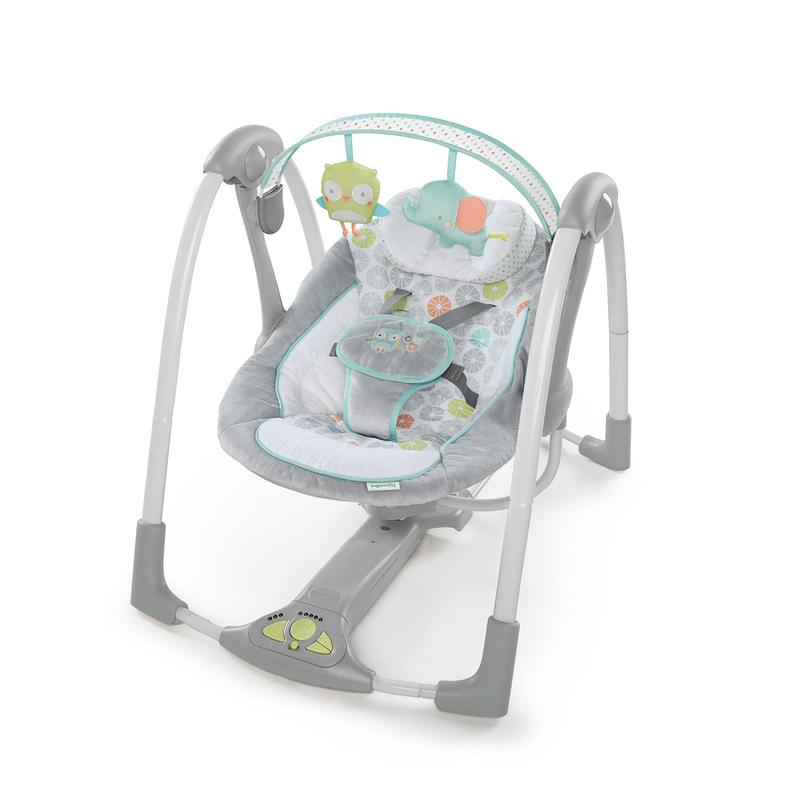 Balanço Infantil Ingenuity Swing 'n Go - Portátil, Dobrável e com 5 Velocidades