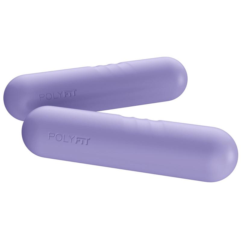 Barras de peso com halteres Polyfit para mulheres de 1,5 kg e 3 kg - Lavanda