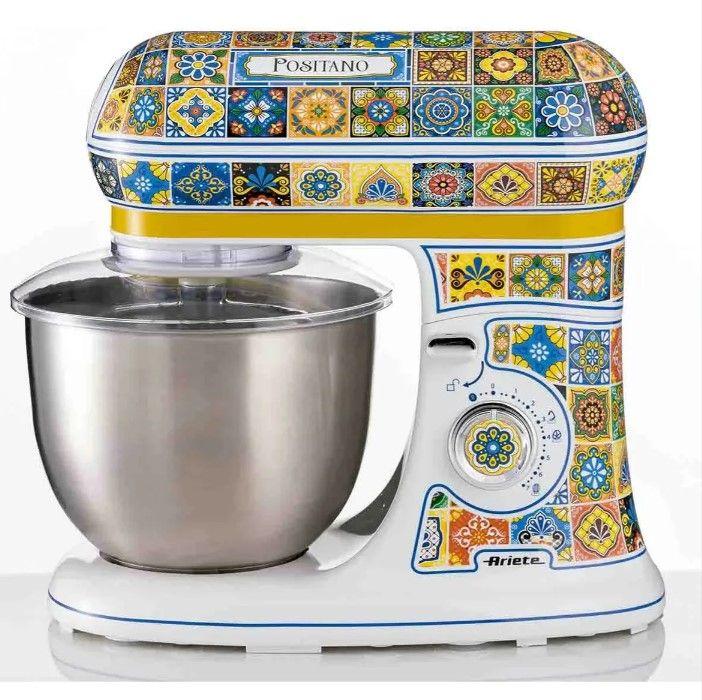 Batedeira Planetária Ariete 1588 600W 5,5L Tigela Inox Vintage 220V