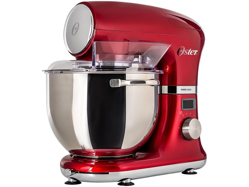 Batedeira Planetária Digital Bowl Oster OBAT911 Vermelho - 110V
