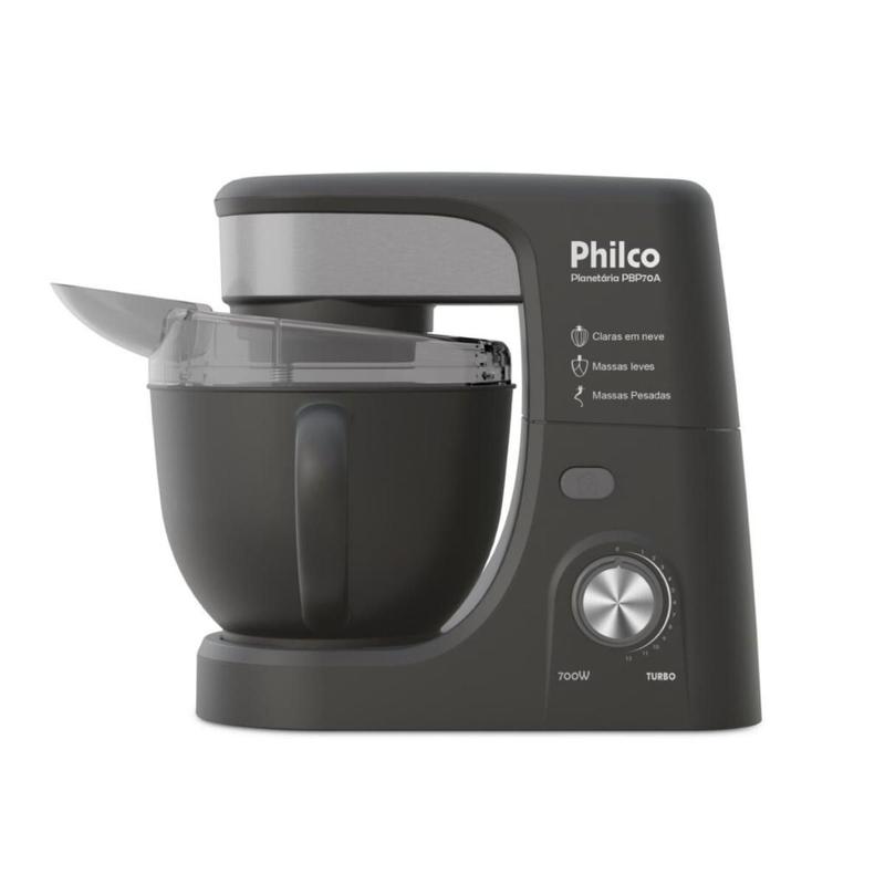 Batedeira planetária philco 700w 4,5l 12 velocidades 127v