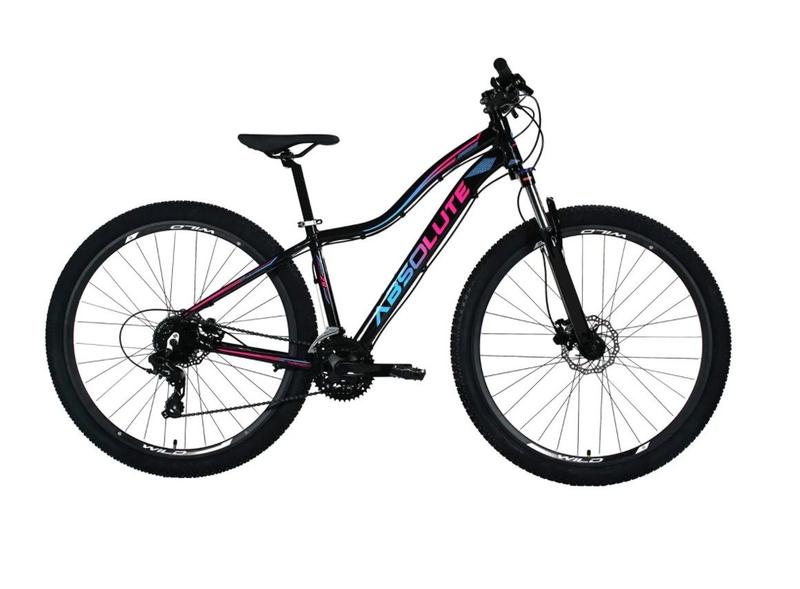 Bicicleta Aro 29 Absolute Hera Feminina Câmbios Shimano 24v K7 Freio a Disco Hidráulico Garfo Com Trava Pneu Faixa Bege - Verde