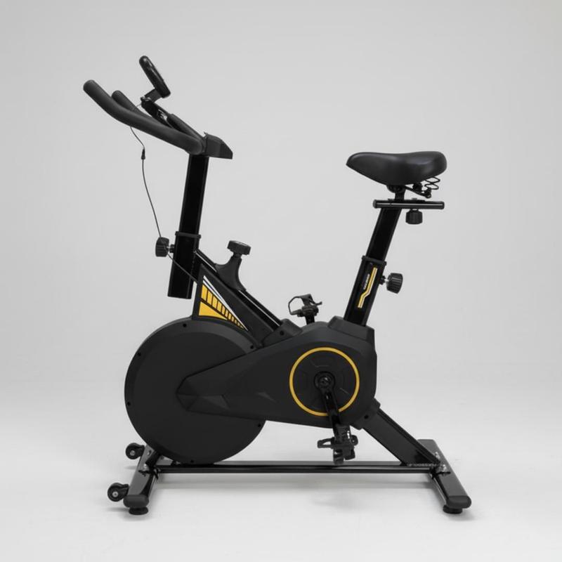 Bicicleta Ergométrica Active Bike Spinning Roda Inércia Banco Super Soft Silenciosa e Portátil