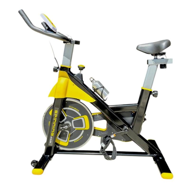 Bicicleta ergométrica spinning amarela