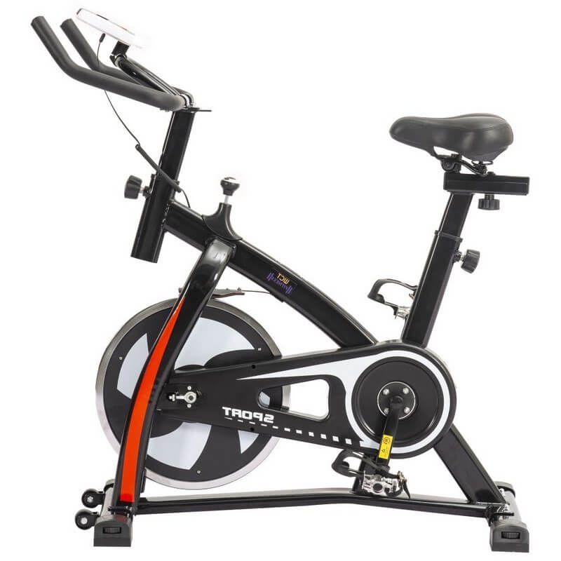 Bicicleta Ergométrica Spinning WCT Fitness 8kg com Monitor