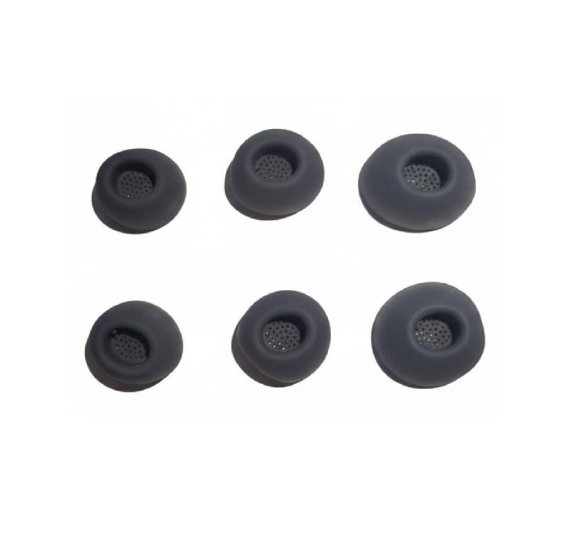 Borrachinha ponta compativel galaxy buds 3 pro cor:cinza escuro