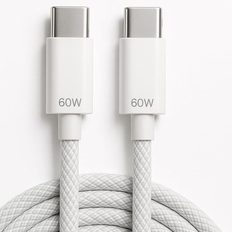 Cabo USB-C Tipo C 60w Trançado De Nylon Compativel com Iphone 15,15 Pro/Max, Compativel iphone16,16 Pro/Max IOS/Android