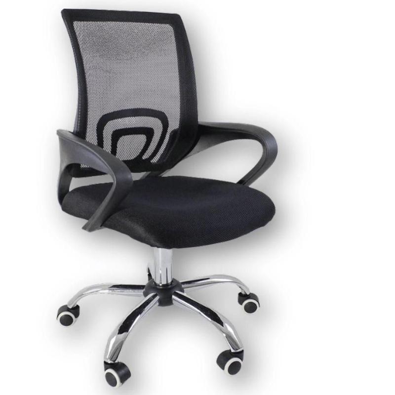 Cadeira De Escritório Oficial Begonia Tela Mesh Ergonômica Preto