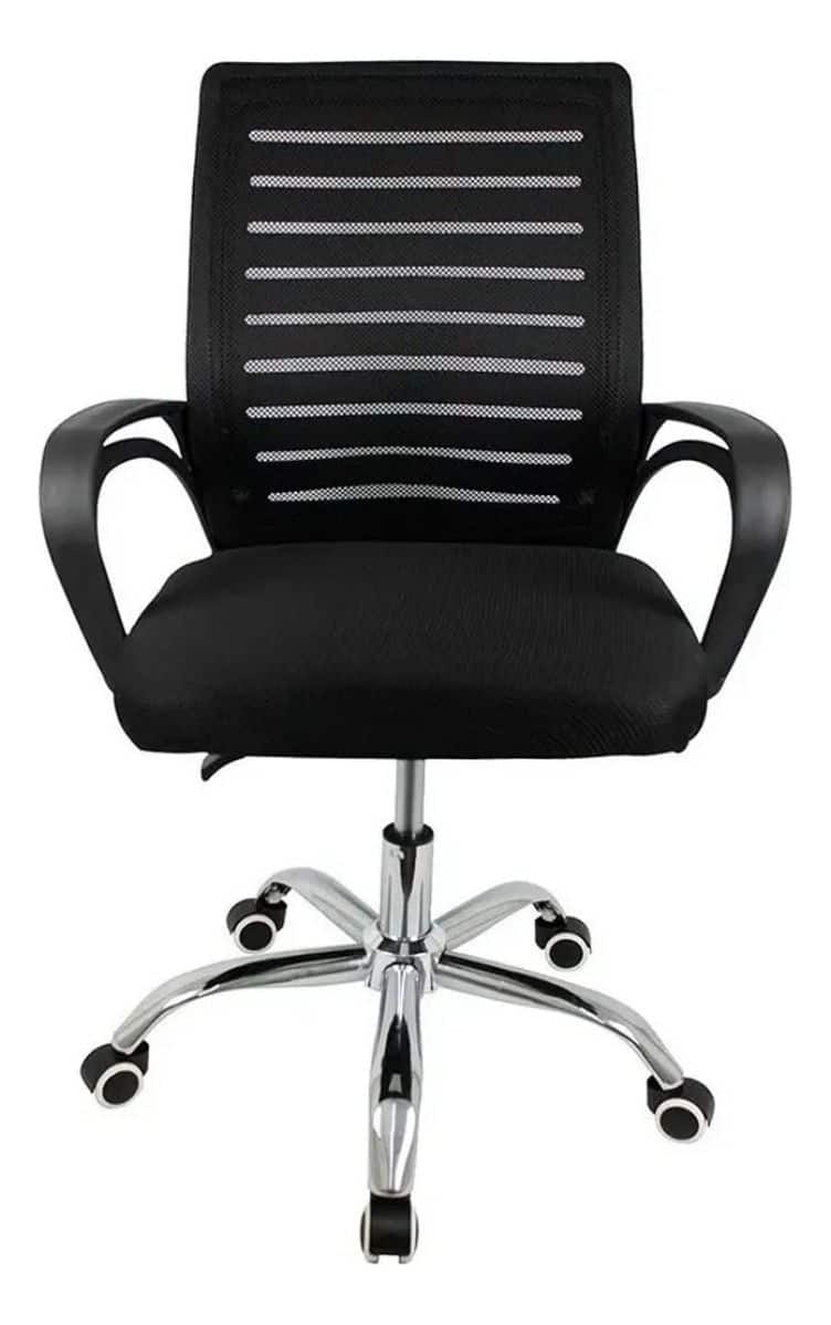 Cadeira Ergonômica Escritório Mesh Preta Suporta 125kg